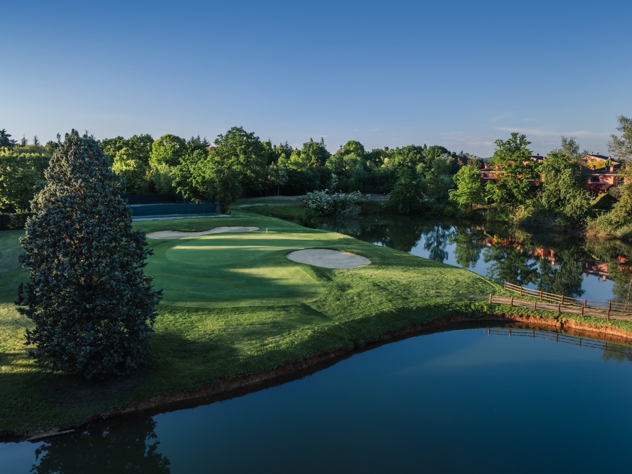 Vista dall'alto dello splendido campo di Margara